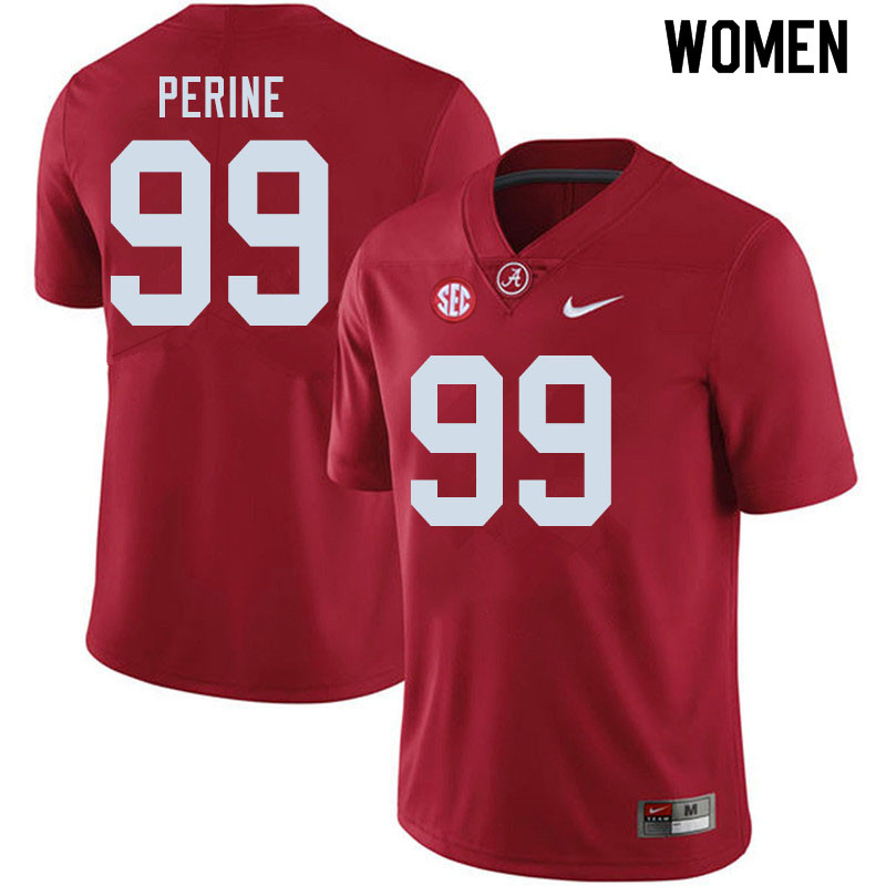 Women #99 Ty Perine Alabama Crimson Tide College Football Jerseys Sale-Crimson - Click Image to Close